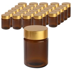 Gain Global 提取物玻璃瓶 200g + 提取物瓶蓋套組, 60組