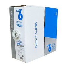 NEXT LINK UTP CAT.6 網路線 網際網路網路線 NEXTLINK-U6100M, 混合色, 1個, 100m