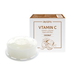 아토젯 비타민 샤워기 헤드필터, 1개, 코코넛향