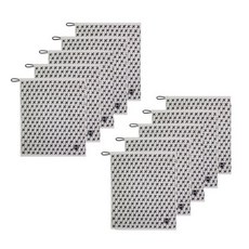 Songwol 松月 酒店系列 Cross 34 環手巾, 灰色的, 10個