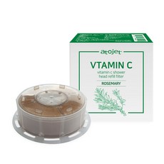 아토젯 비타민 샤워기 헤드필터, 1개, 로즈마리향