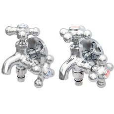 十字龍頭冷熱水套組, 1套