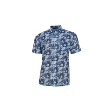 Ferra US 男款花朵圖案短袖高爾夫襯衫 CTYJ2020M0