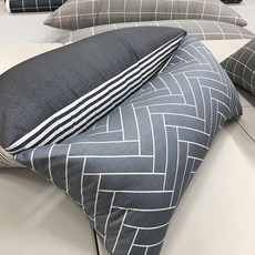 棉質靠枕 L號, 灰色