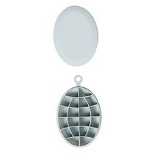 YOU&ME 橢圓形冰淇淋矽膠模具 BG023, 藍色, 1個