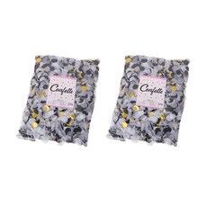 LivingDA 多色紙屑 50g 2入, 黑色調