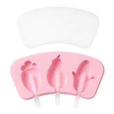 YOU&ME蔬菜奈良冰淇淋矽膠模具BG013, 粉色的, 1個