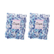 LivingDA 多色紙屑 50g 2入, 藍色調