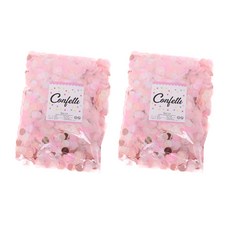 LivingDA 多色紙屑 50g 2入, 玫瑰金色調