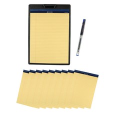 OXFORD 皮板 A4 + 法律墊 A4 40 張 10p + 筆組, 黑色的, 1套