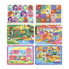 MY LITTLE TIGER 老虎拼圖 6 件套, 1套