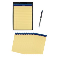 OXFORD 皮板 B5 + Legal Pad B5 50 張 10p + 筆套組, 黑色的, 1套