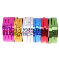Livingda 雷射捲曲緞帶, 混合顏色, 10m, 40個