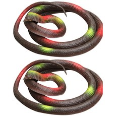 LivingDA 眼鏡蛇模型, 花紋棕色, 2個