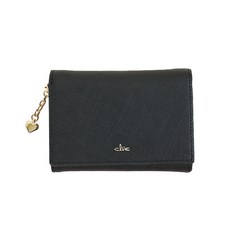 ClUE 心形鑰匙圈牛皮中號錢包