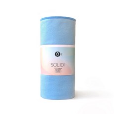 Asana 固體熱瑜伽毛巾, 灰藍色