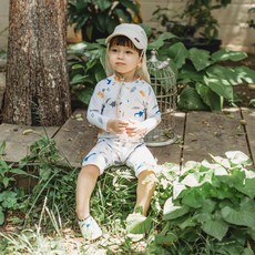 koongskoongs 兒童恐龍花園連身防磨衣