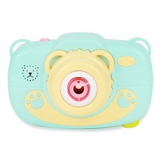 해피플레이 곰돌이 카메라 자동 비눗방울, 민트, 1개