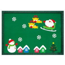 青陽韓國毛氈園教室佈告欄裝飾套組聖誕節, 混色