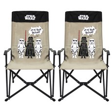버팔로 스타워즈 릴렉스 캠핑 체어, 다스베이더, 2개