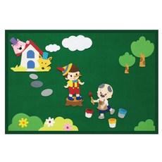 青陽韓國毛氈幼兒園教室佈告欄裝飾套組木偶奇遇記, 混色