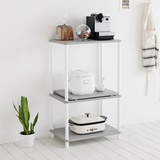 roomnhome 3層置物架, 灰色, 三級