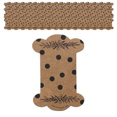 牛皮紙圓點繞線板 M, 混合色, 100個