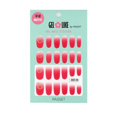 젤라이크 젤네일 스티커 매트, 15 체리맛시럽, 1개