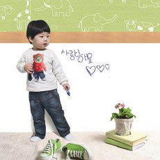 室內裝潢白板貼紙 白板筆用 BO-001, 白色