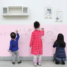 인테리어 칠판시트지 보드마카용 BO-004, 핑크, 60 x 250 cm