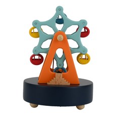 木製工藝 彩色摩天輪 音樂盒 4720001012, 混合色