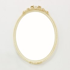 復古花邊造型橢圓形鏡子 kkjj171, 混合顏色