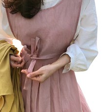 Market Pio側開花園圍裙, 粉色的, 1個