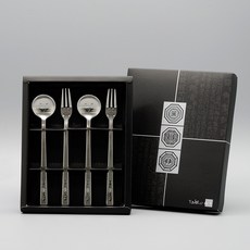 테이블아트 할로윈 티스푼 티포크 + 케이스 세트, 1세트, 티스푼 2p + 티포크 2p