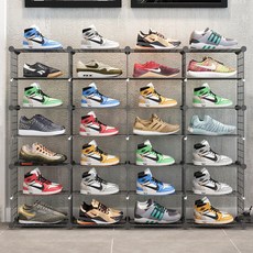 GAPANG 鞋展示架組織者黑色 28 個隔層, 1個