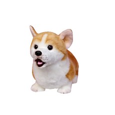 Witherpet 威爾斯柯基犬 狗狗玩偶, 24cm, 混合色, 1個