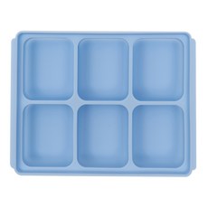 베이비앤아이 실리콘 젤리 이유식큐브 6구, 라벤더블루, 1개