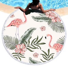 Kong K Items 可愛火烈鳥沙灘巾, B, 1個