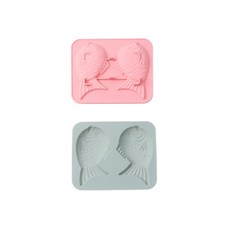 Owen Bungeoppang 冰模 2 件套, 藍色 + 粉色, 1套