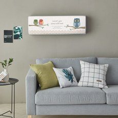 Decoone Oli 彈性壁掛式冷氣罩, 米色