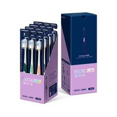 DentiguardLab Grip Fit 牙刷 Anti-Plag 普通頭, 12件, 1個