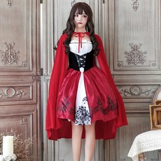 LoliDolls 萬聖節變裝長版小紅帽衣套裝 LOLI1256