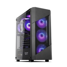 프리플로우 조립PC 블랙 HELLO CREATOR 3505S (AMD R5-35000), WIN 미포함, RAM 16GB, NVMe 250GB