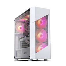 프리플로우 조립 PC 화이트 HELLO CREATOR 3555X (AMD R5-3500), WIN 미포함, RAM 16GB, NVMe 250GB