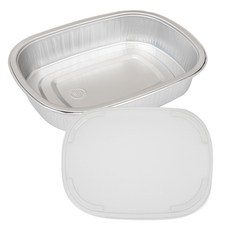 i2r 鋁製橢圓形飯盒 320850 + 蓋子套組, 1個, 30套