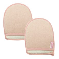 오션타올 소프트 스펀지 미용 샤워타월, 인디핑크, 1개입, 2개