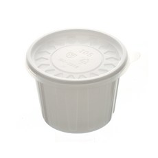 醬杯容器 105*75mm 白色 XL號, 1入, 500入