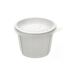醬杯容器組合 95*65mm 白色 L號, 1入, 400個