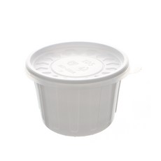 더담다 일회용 소스컵 233 대 105 x 65 mm 백색, 1개입, 400개
