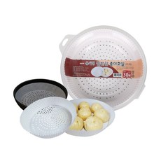 tissuedori 容器型圓形蒸墊 23*4.5cm 30入, 1個